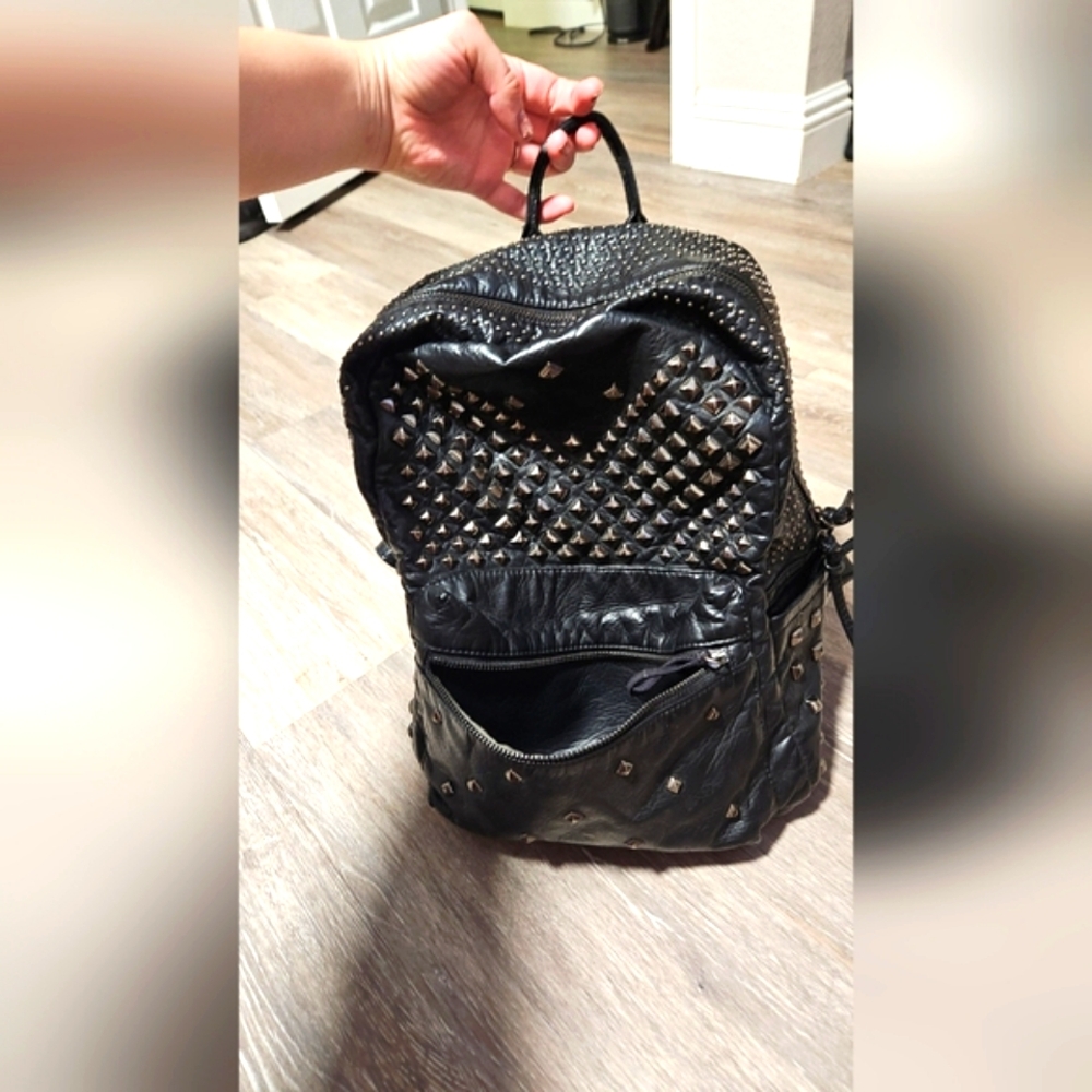 Goth Punk Edgy studded backpack